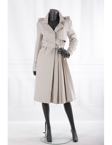 burberry pleated trench