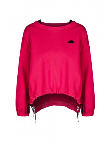 Oversize Sweatshirt with a Shorter Front