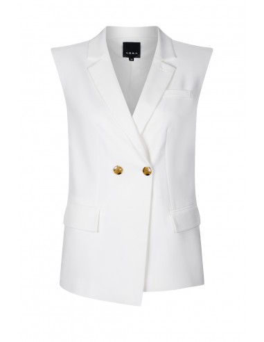 Elegant Vest with an Asymmetrical Front