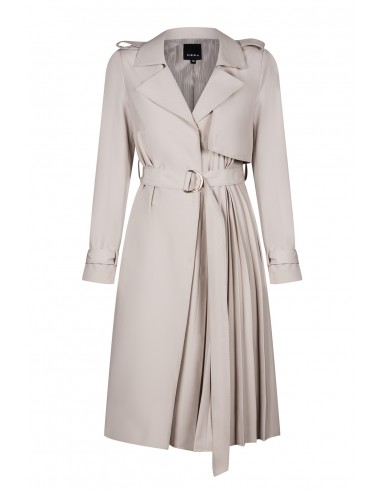 Elegant Mid-length Trench Coat with a...