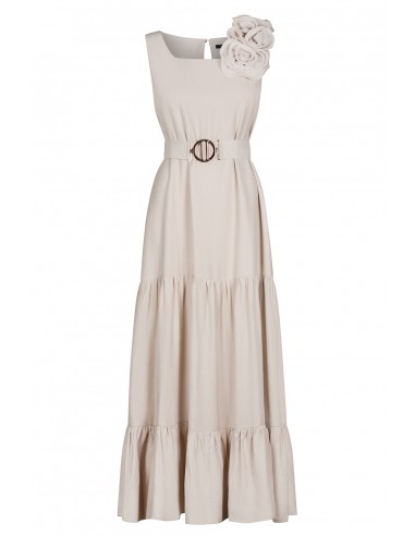 Beige long dress