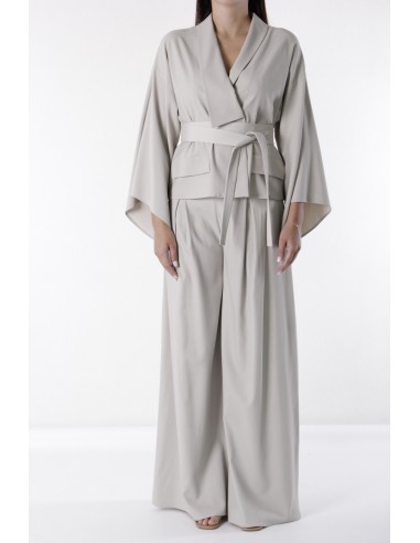 Bluzka typu kimono wiązana w pasie